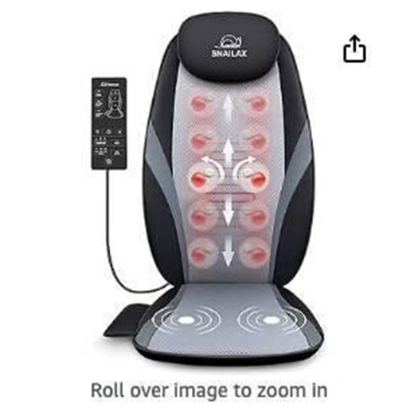 Snailax SL-256 Back Massager with Model Information