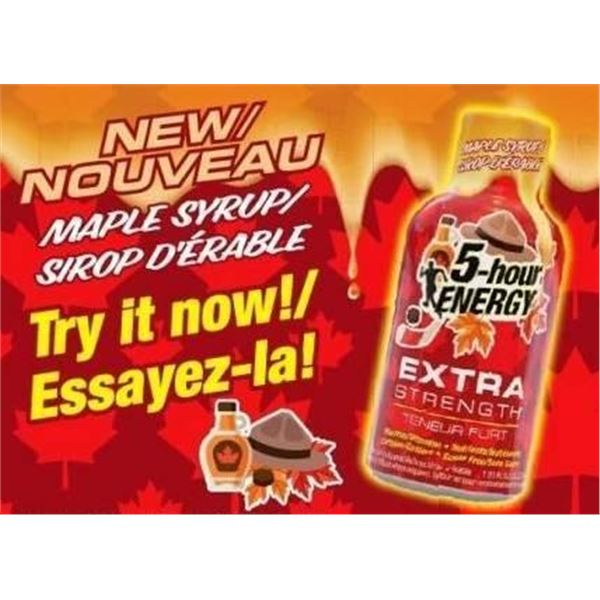 5-Hour Energy Maple Syrup Extra Strength 12×57 ml