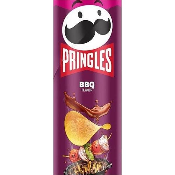 Set of 14 Pringles BBQ Flavor, 156g Each