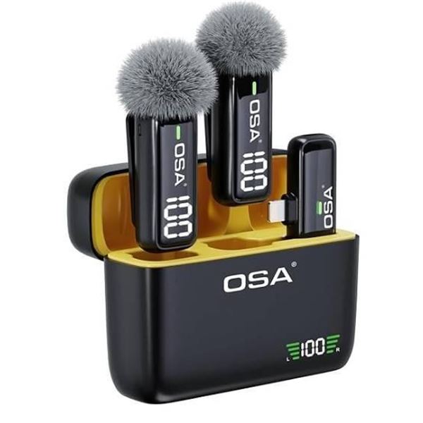 OSA Wireless Lavalier Microphone System with Charging Case