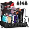 Image 1 : Poweroni PD-S10 Universal Charging Station With 6 Ports for Tablets and Phones