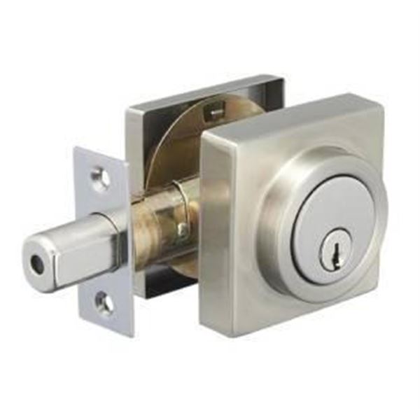 Weiser Elements Single Cylinder Deadbolt Satin Nickel GD9471 15 SMT