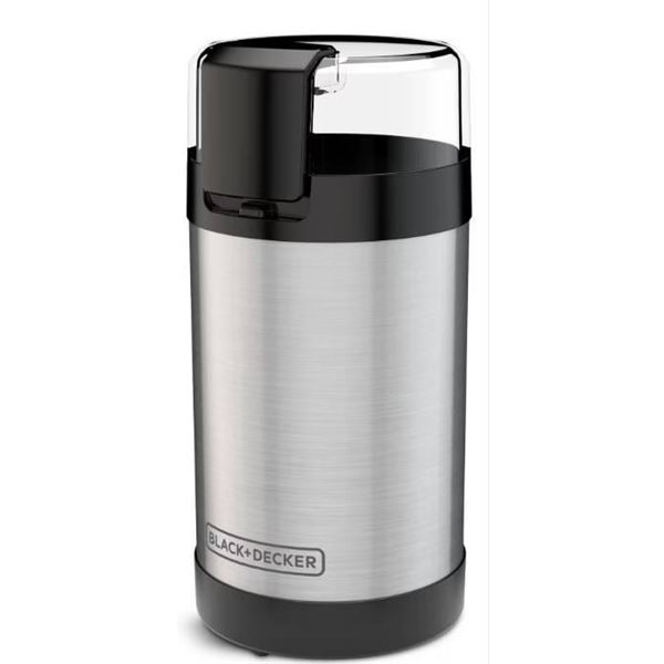 Black+Decker Stainless Steel Coffee and Spice Grinder Model CBG110SC