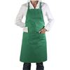 Image 1 : Green Apron With Dual Front Pockets and Adjustable Straps