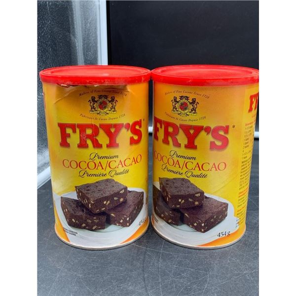 Fry’s Premium Cocoa/Cacao 454g Duo Canisters