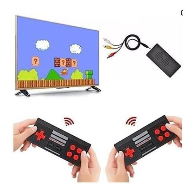 Extreme Mini Game Console with 620 Games – 2.4G Wireless Controllers