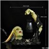Image 1 : Green Skeleton Halloween Decoration With Lantern for Garden Use