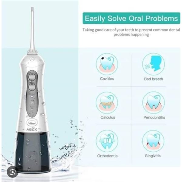 Abox Portable Oral Irrigator with Multiple Features and Modes