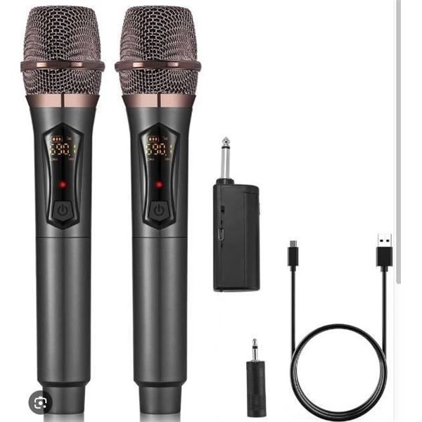 ALPOWL B08KZNF8KS Wireless Recording Vocal Microphone System