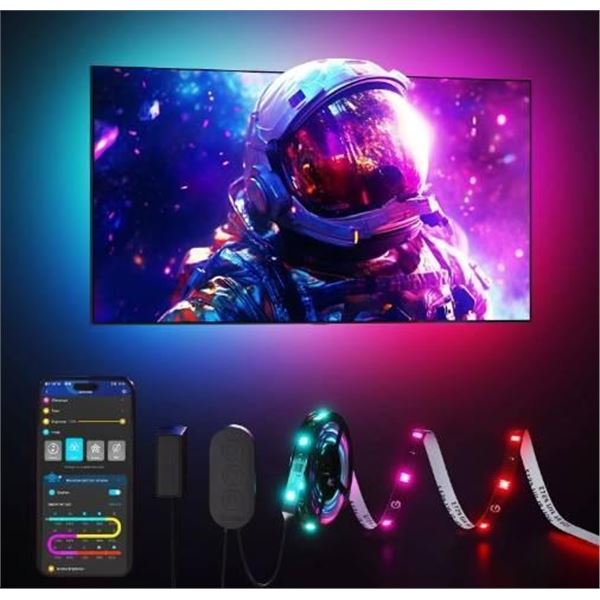 Govee TV Backlight H61671D1 For 40-50 Inch TVs With Google Assistant and Alexa Compatibility