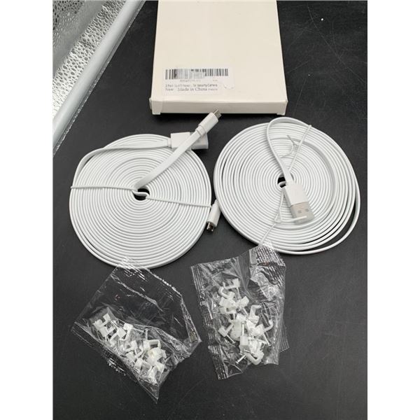 2-Pack 16.4FT Power Cables for Security Camera, Model PA0016