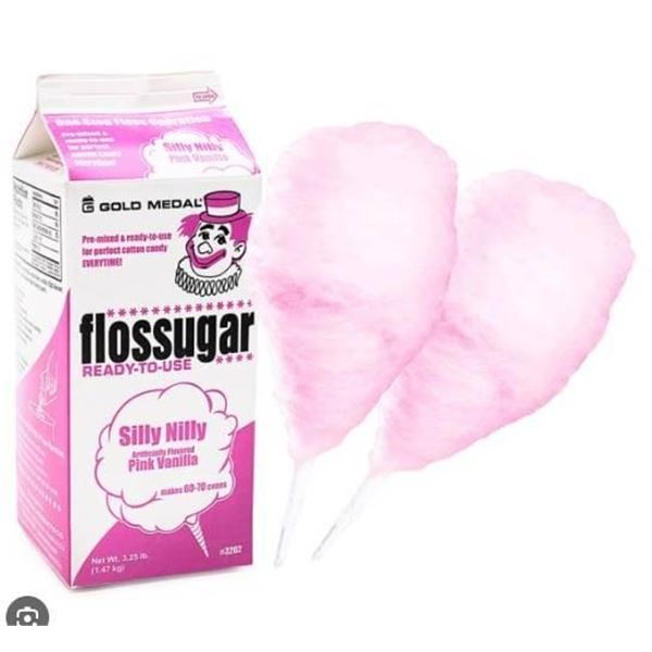 Gold Medal Flossugar Cotton Candy Mix – Pink Vanilla Flavor (#3202)