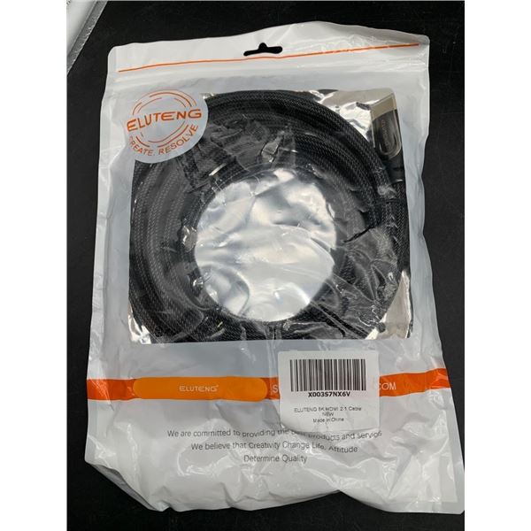 Eluteng 8K HDMI 2.1 Cable – Black