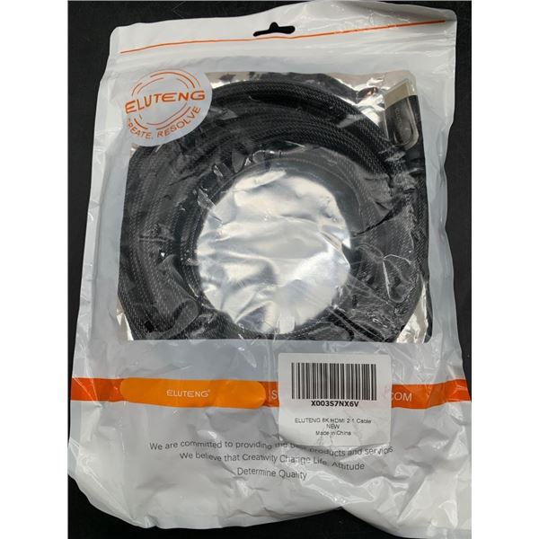Eluteng 8K HDMI 2.1 Cable – Black