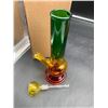 Image 2 : Multicolor Glass Water Pipe with Removable Bowl and Downstem