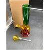 Image 2 : Glass Water Pipe With Multi-Color Design and Detachable Bowl