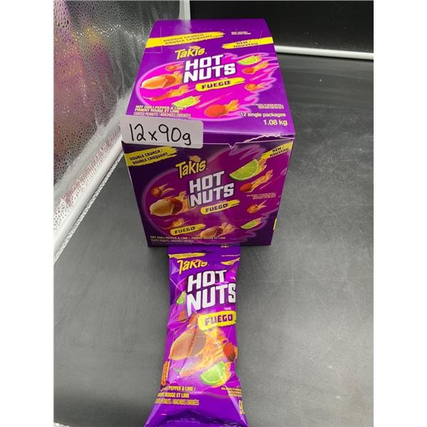Takis Hot Nuts Fuego Pair 12 x 90g Packages
