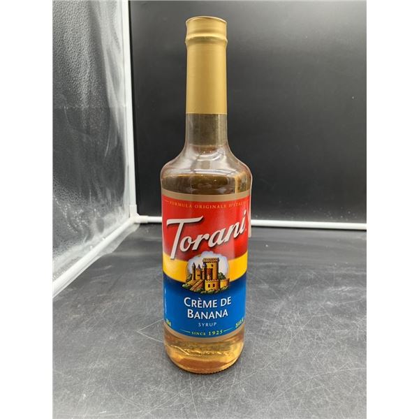 Torani Creme De Banana Syrup 750 ml Bottle