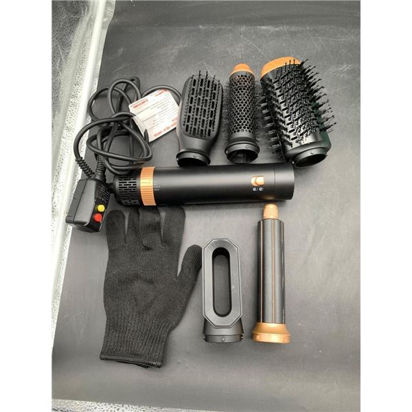 Multi-Functional Hot Air Styler with Attachments, 110-120V, 1000W