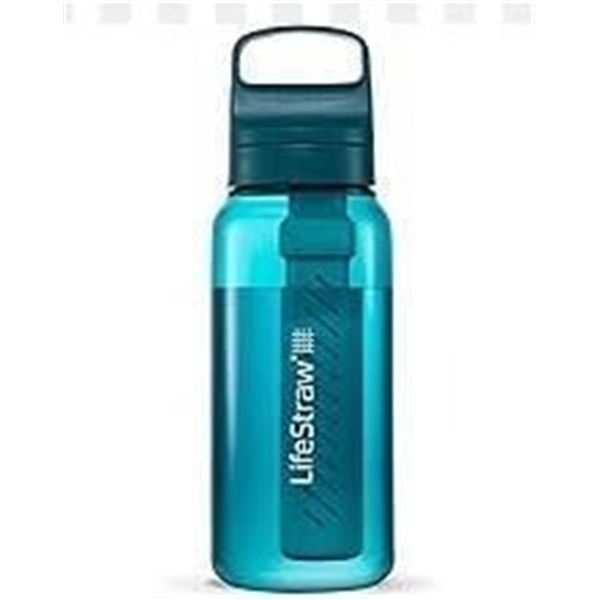 LifeStraw Go Water Filter Bottle with 2-Stage Integrated Filter System