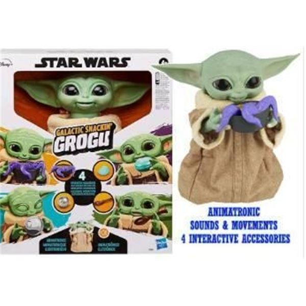 Star Wars Galactic Snackin’ Grogu Interactive Figure by Hasbro