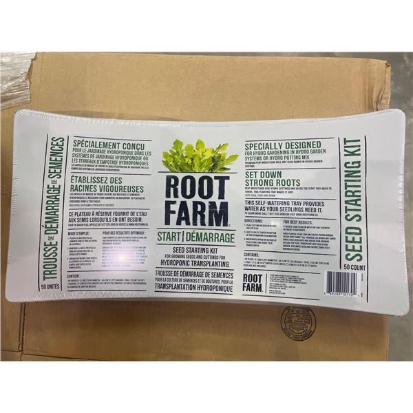 Root Farm Seed Starting Kit, One  50 Pod Count Tray