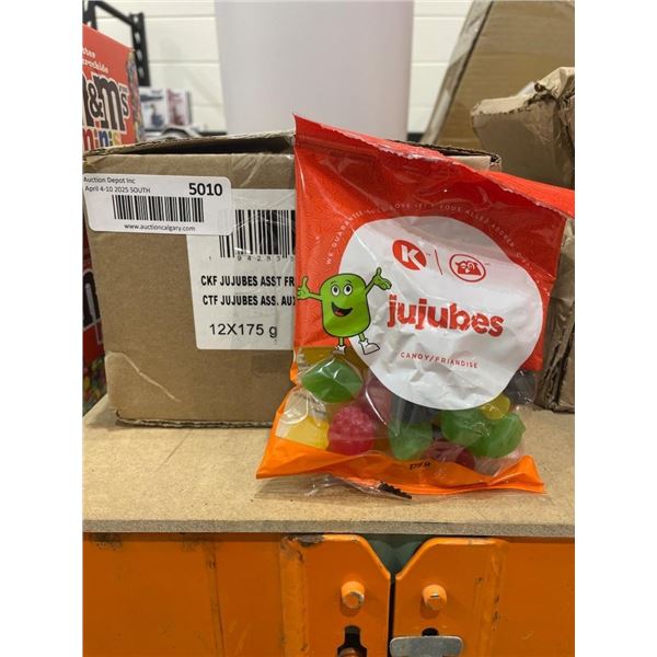 CKF Jujubes Assorted Fruit 12×175 g Pack
