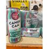 Image 1 : Candy Can Cotton Candy Sparkling Beverage, 12 x 330mL
