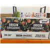 Image 1 : Origin Organic Sparkling Water With Organic Flavours, 24 x 355 mL Cans