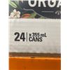 Image 2 : Origin Organic Sparkling Water With Organic Flavours, 24 x 355 mL Cans