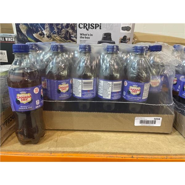Canada Dry Blackberry Flavored Sparkling Beverage, 24 x 500 mL Bottles