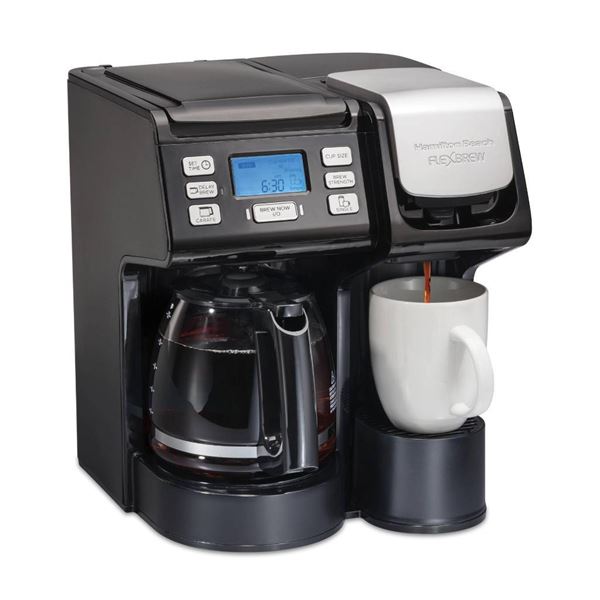Hamilton Beach FlexBrew Coffee Maker With Carafe and Single-Serve