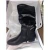 Image 1 : Dream Pairs Women’s Black Knee-High Boots, Size 9