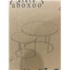 Image 3 : Aboxoo HM2325 Black and White Marble Nesting Coffee Tables