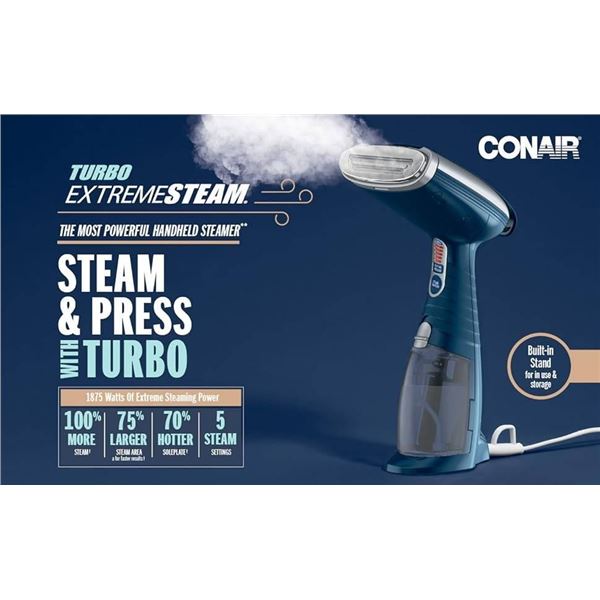 Conair Turbo Extremesteam Handheld Fabric Steamer