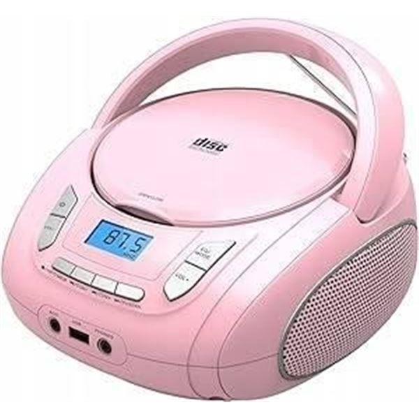 Wiscent WTB-792 CD Boombox with AM/FM Radio and Bluetooth