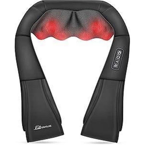 Snailax SL-632 Neck & Shoulder Shiatsu Massager with Heat