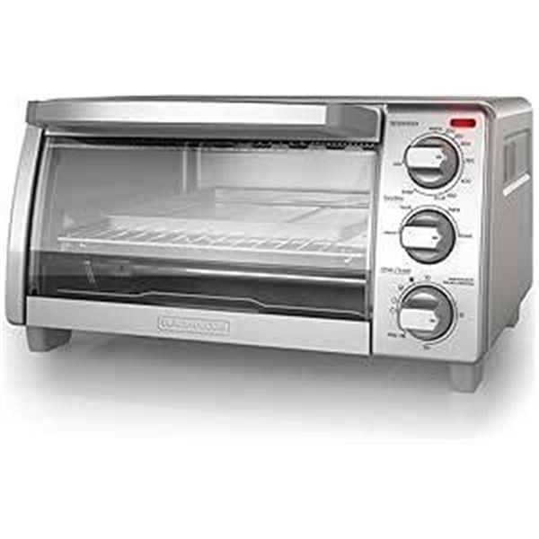 Black+Decker Natural Convection 4-Slice Toaster Oven
