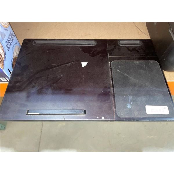 Adjustable Laptop Table with Dual Surface Design