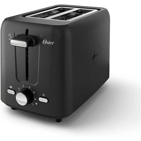 Oster 2-Slice Toaster with Custom Bake and Reheat Settings, Model TSSTTRJBG1