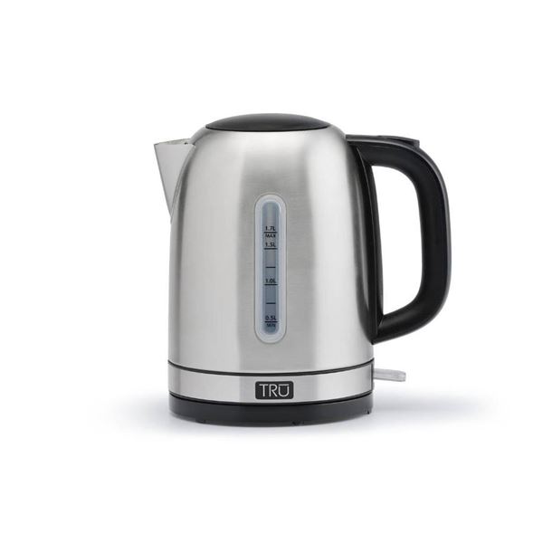 Tru 1.7 Liter Capacity Stainless Steel Electric Kettle
