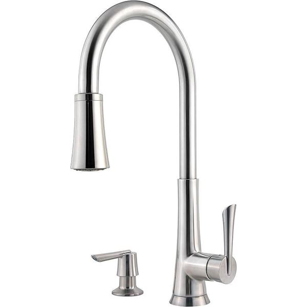 Pfister Mystique Brushed Nickel Kitchen Faucet w/Pull Down Sprayer