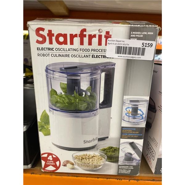 Starfrit Electric Oscillating Food Processor With 3 Modes