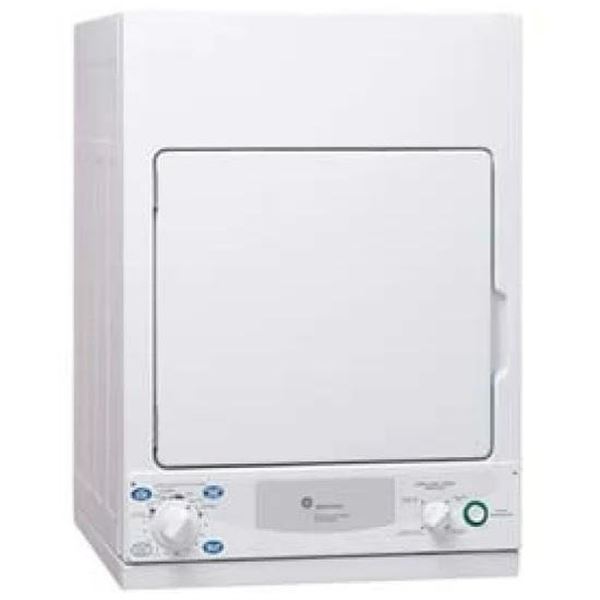 GE Profile PCKS443EBWW Electric Dryer, 3.6 cu. ft. Dryer Capacity, 4 Temperature Settings, Stackable