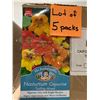 Image 1 : Lot of 5 Packs – Mr. Fothergill’s Nasturtium Capucine Trailing Mixed Flower Seeds