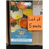 Image 1 : Lot of 5 Packs –  Mr. Fothergill’s Poppy Pavot Iceland Mixed Seed Packs