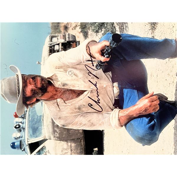 Chuck Norris signed photo