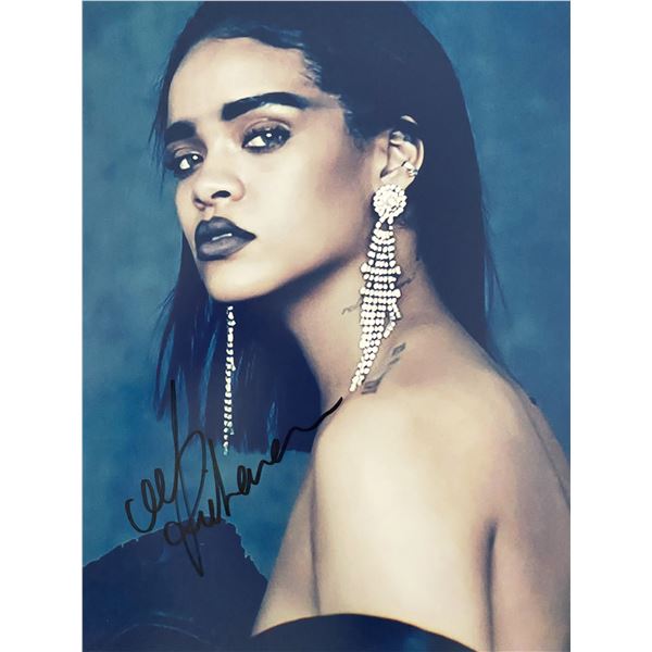 Rihanna signed photo