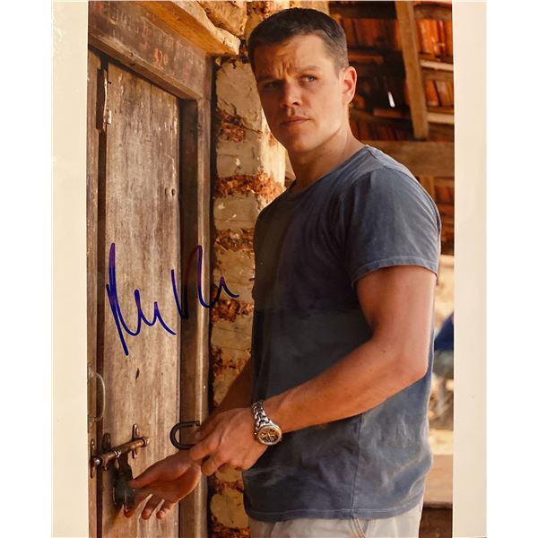 The Bourne Supremacy Matt Damon signed movie photo