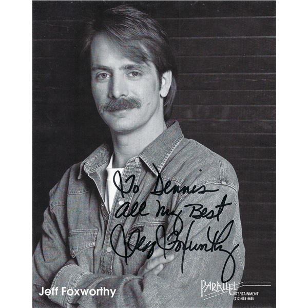Comedian Jeff Foxworthy signed photo